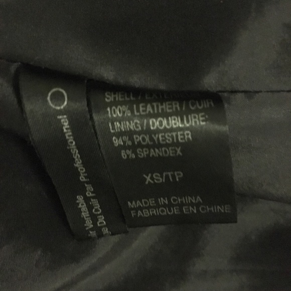 Like new Elie Tahari Moto leather jacket - Picture 7 of 8